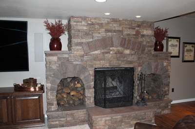 Home remodels fireplace 2